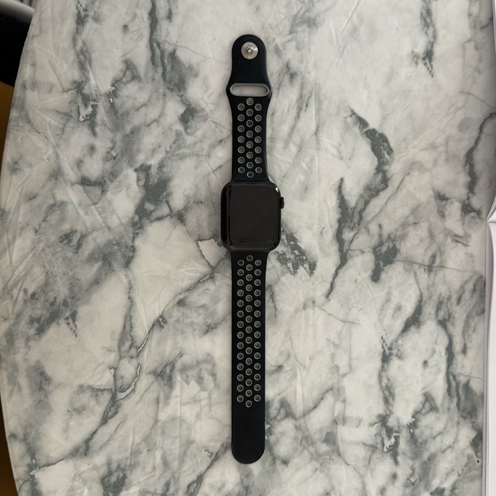 Apple watch series 7 Titanium 45mm black